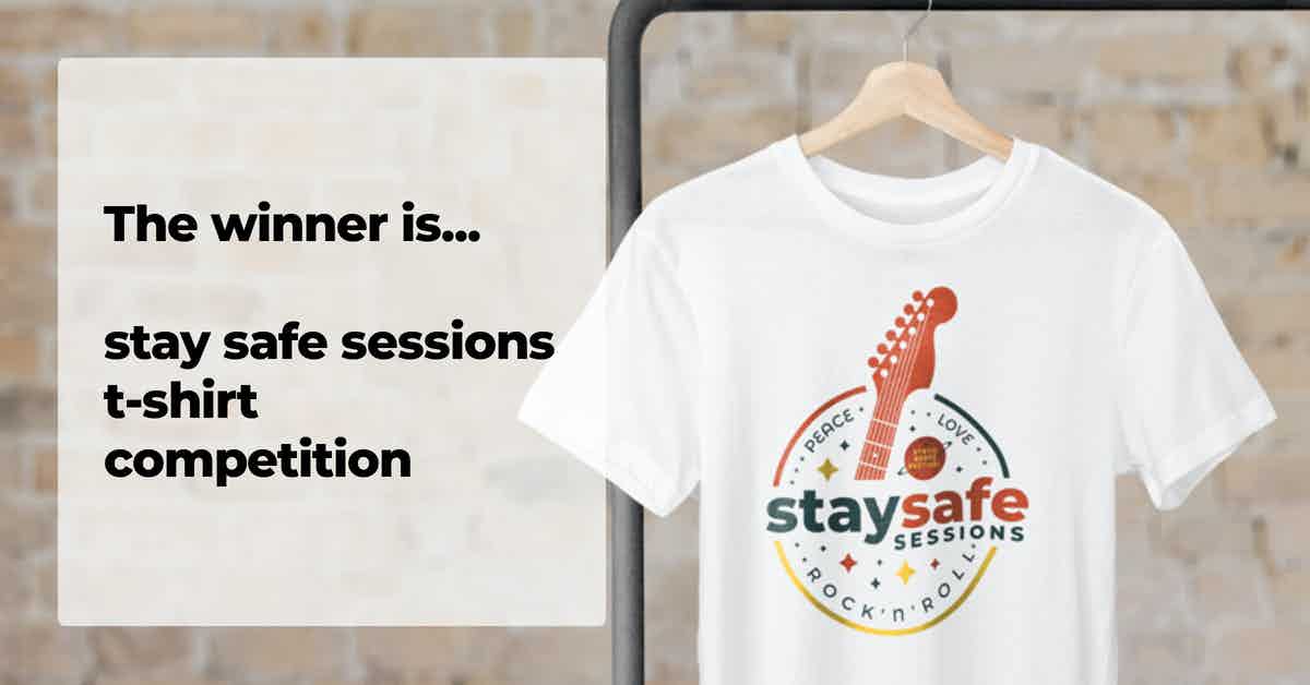 SRF - index image - stay safe sessions t-shirt competition winner