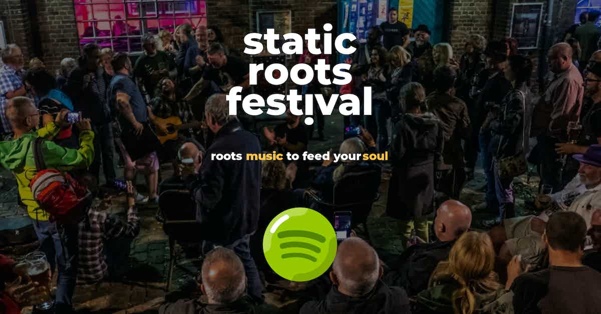 static roots festival 2023 - spotify-logo-playlist-featured-image