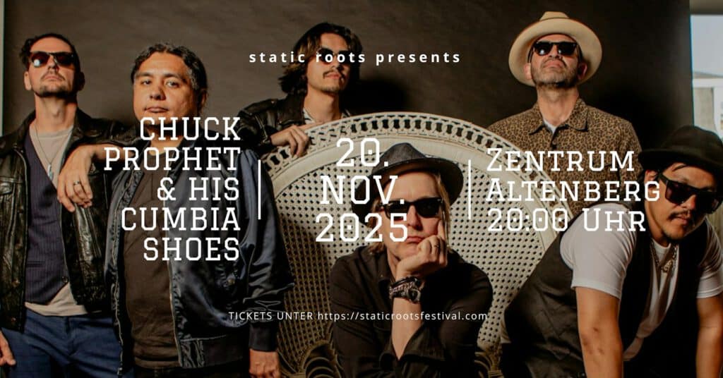 Chuck Prophet & His Cumbia Shoes @ Zentrum Altenberg, Oberhausen - 20.11.2025