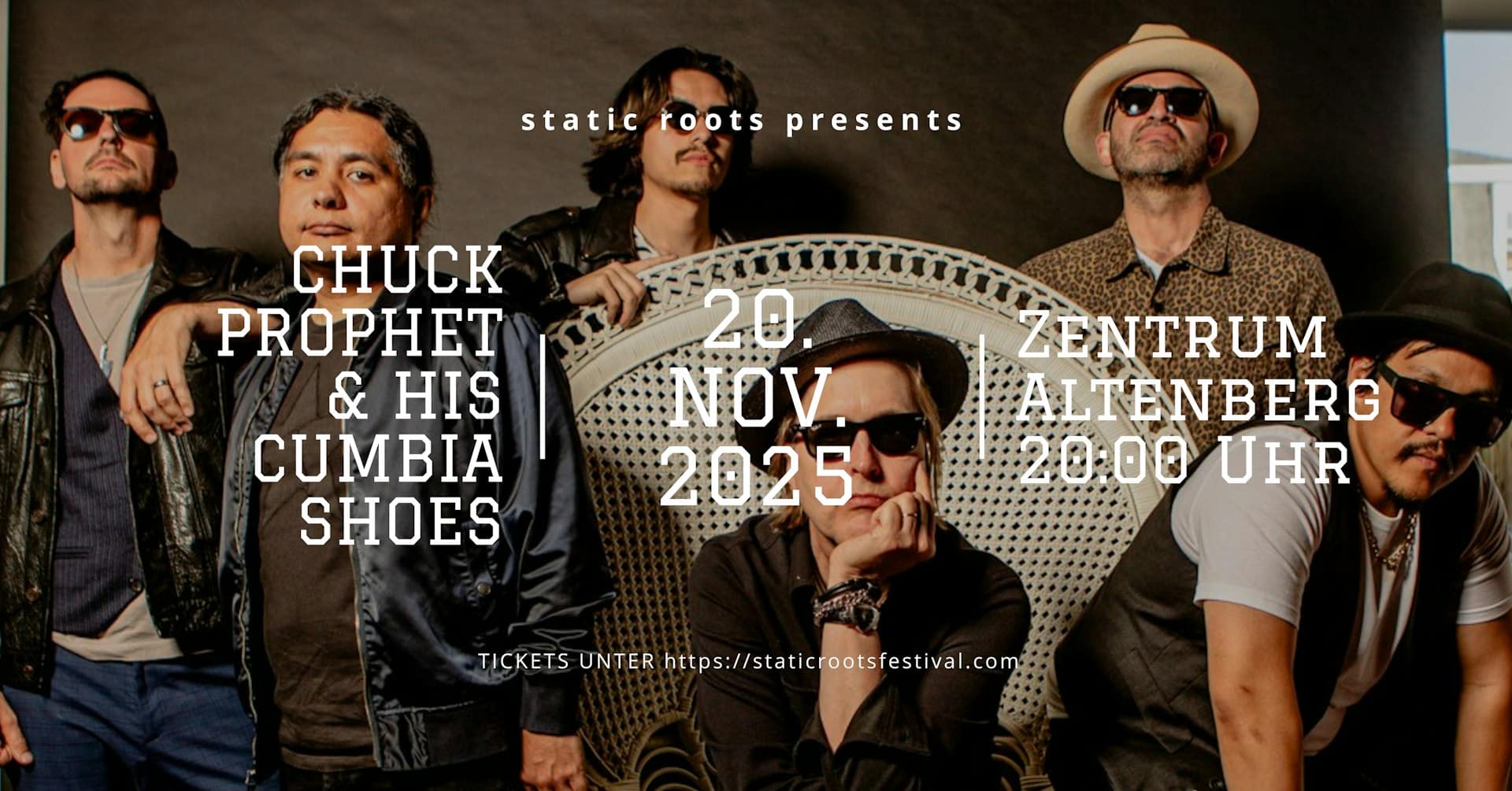 Chuck Prophet & His Cumbia Shoes @ Zentrum Altenberg, Oberhausen - 20.11.2025
